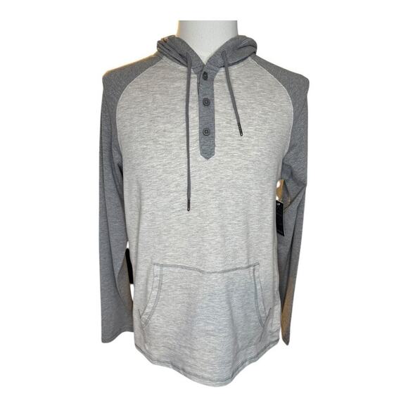 NEW Flag & Anthem Men's Small Gray Madeflex Pullover Hoodie NWT - Picture 1 of 7